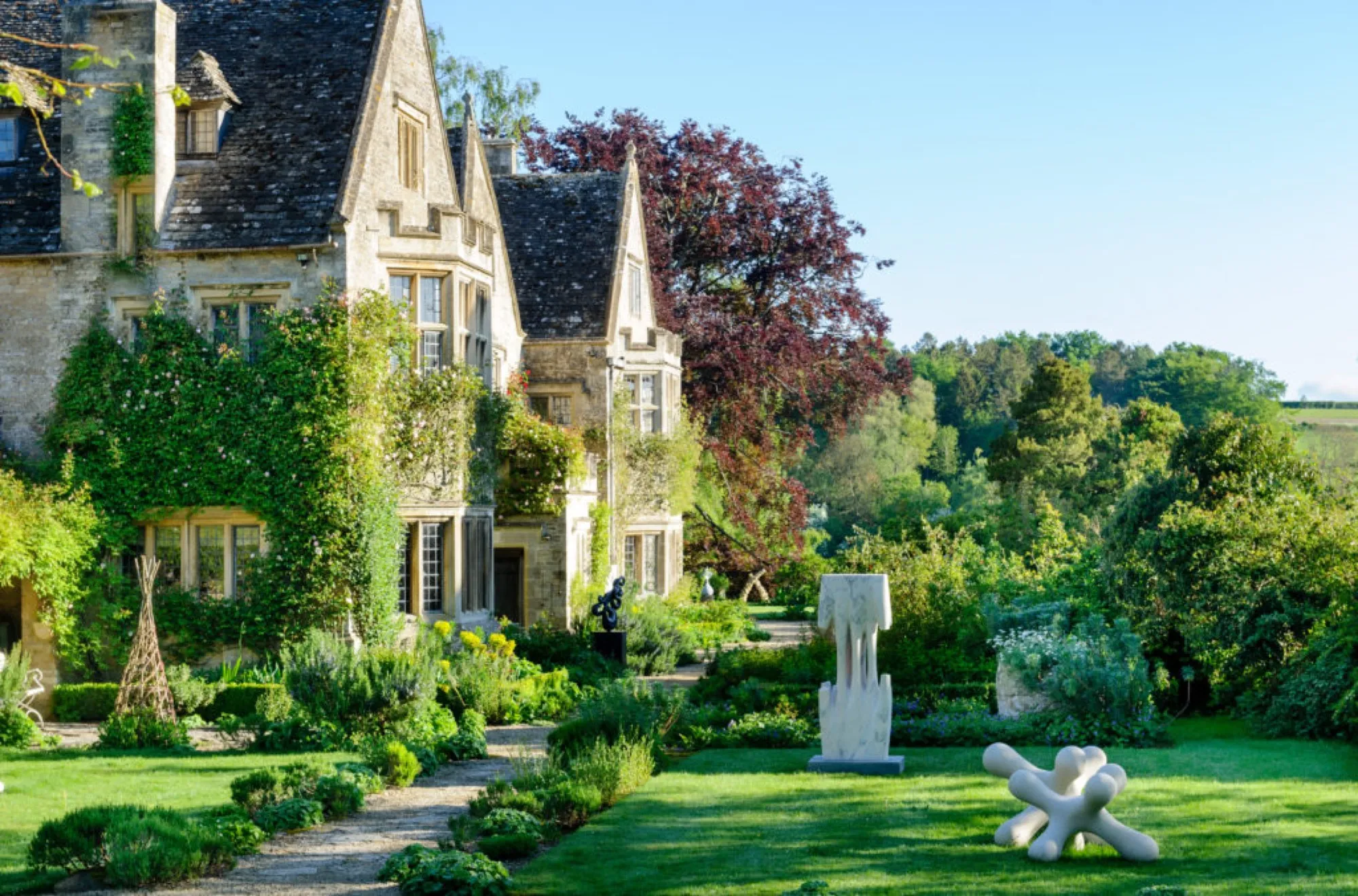 The Cotswold stone house at Asthall